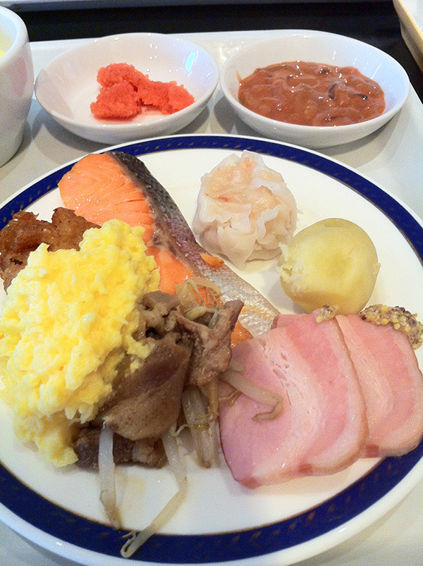 札幌東急イン　ホテルの朝食バイキング